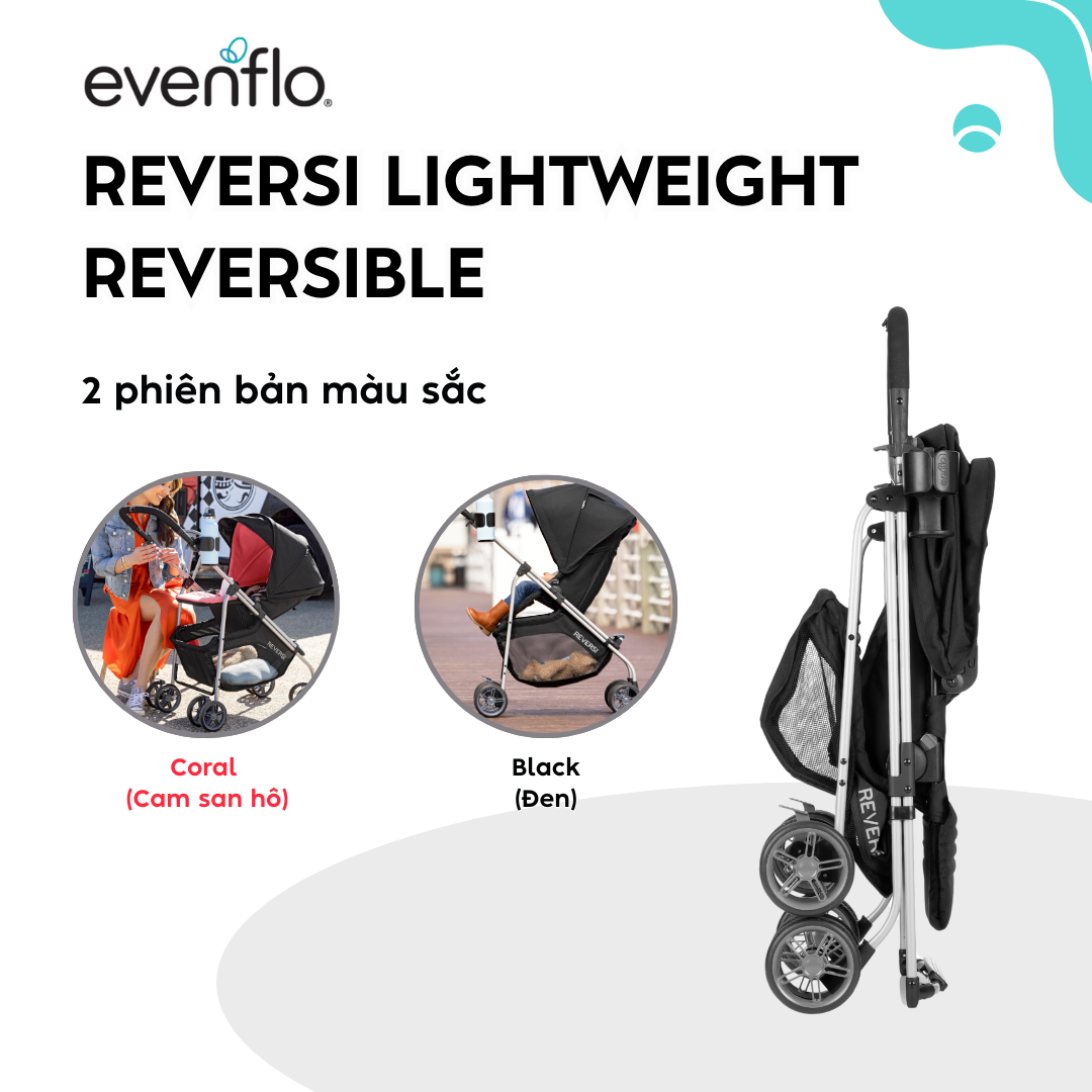 Xe đẩy Evenflo Reversi Lightweight Reversible